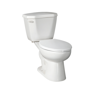 LAVISH HCT0001 29.1″ White Modern Porcelain Toilet – Elongated Bowl, Soft Close Seat, Side Flush, Floor-Mounted Durable Bathroom Fixture